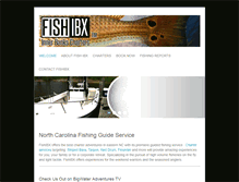 Tablet Screenshot of easternncfishingguide.com